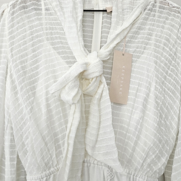 NWT Keepsake the lable New Look white mini dress size 4 - Picture 12 of 15